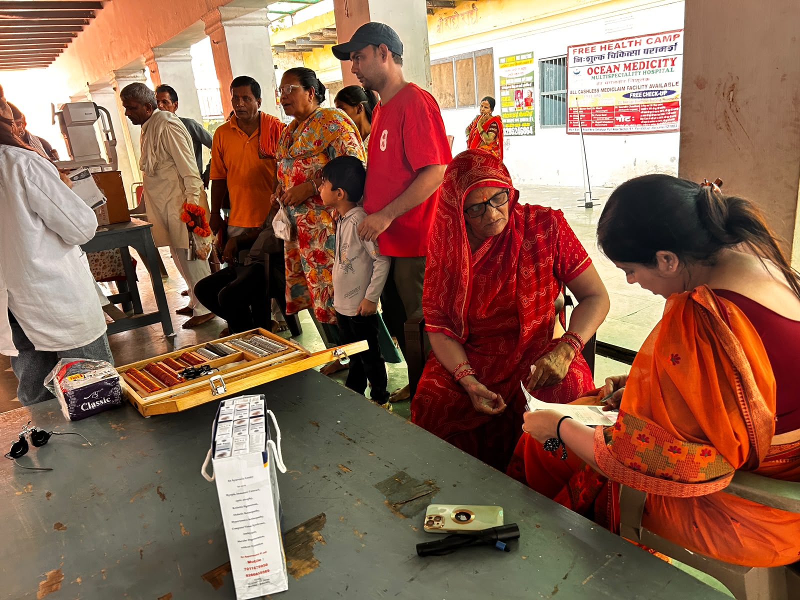 Tirpat Dham Eye Check Up Camp