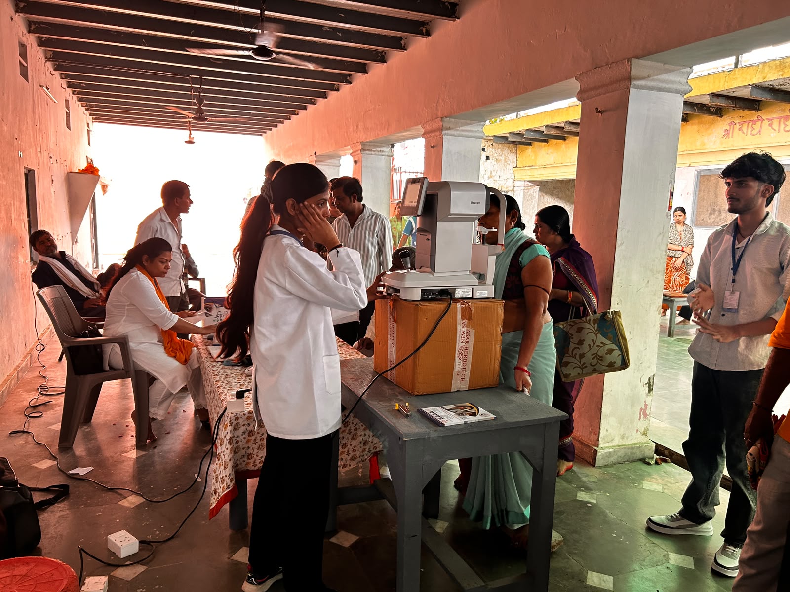 Free Eye Check Up Camp Faridabad Tirpat Dham